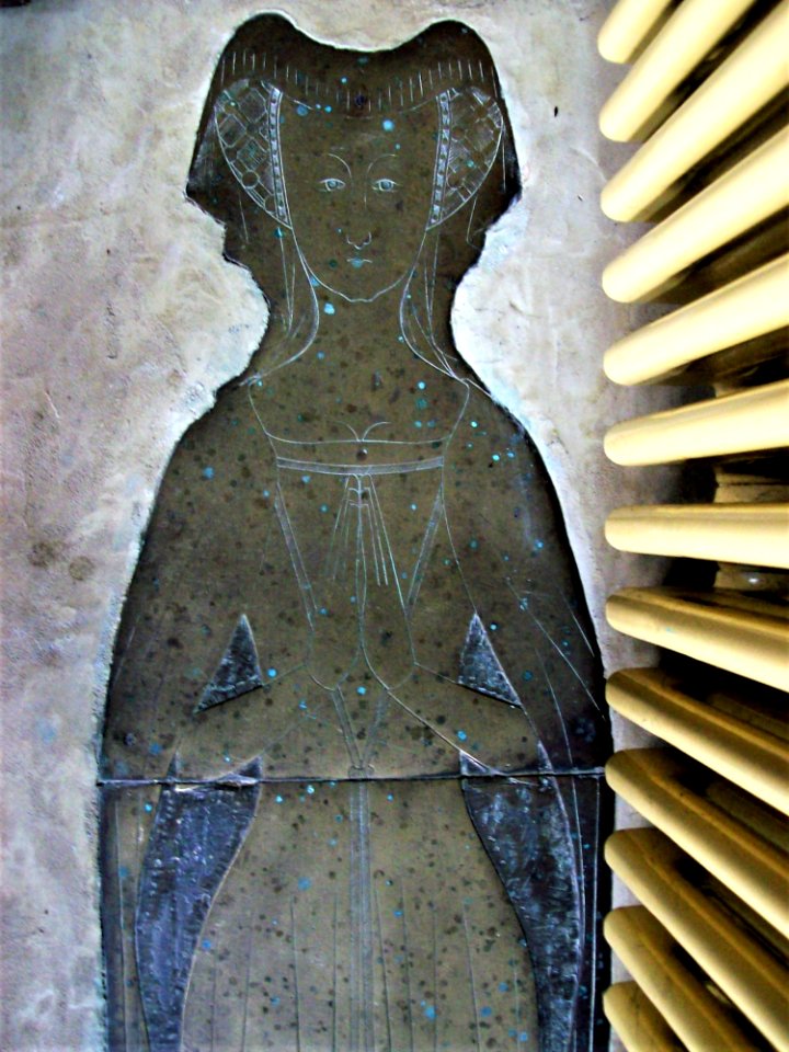 Memorial brass, Hellingly 02