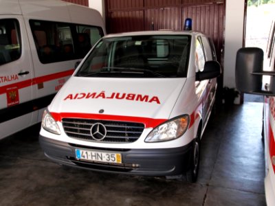 Mercedes ambulance, Bombeiros Batalha, Unit photo