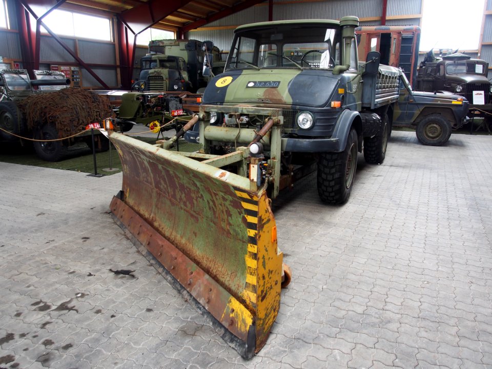 Mercedes Unimog with Snowplow in Aalborg Forsvars- og Garnisonsmuseum, pic2