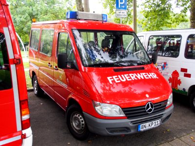 Mercedes Sprinter, Feuerwehr Petersaurach, Grenzlandmeisterschaften 2014, bild 2
