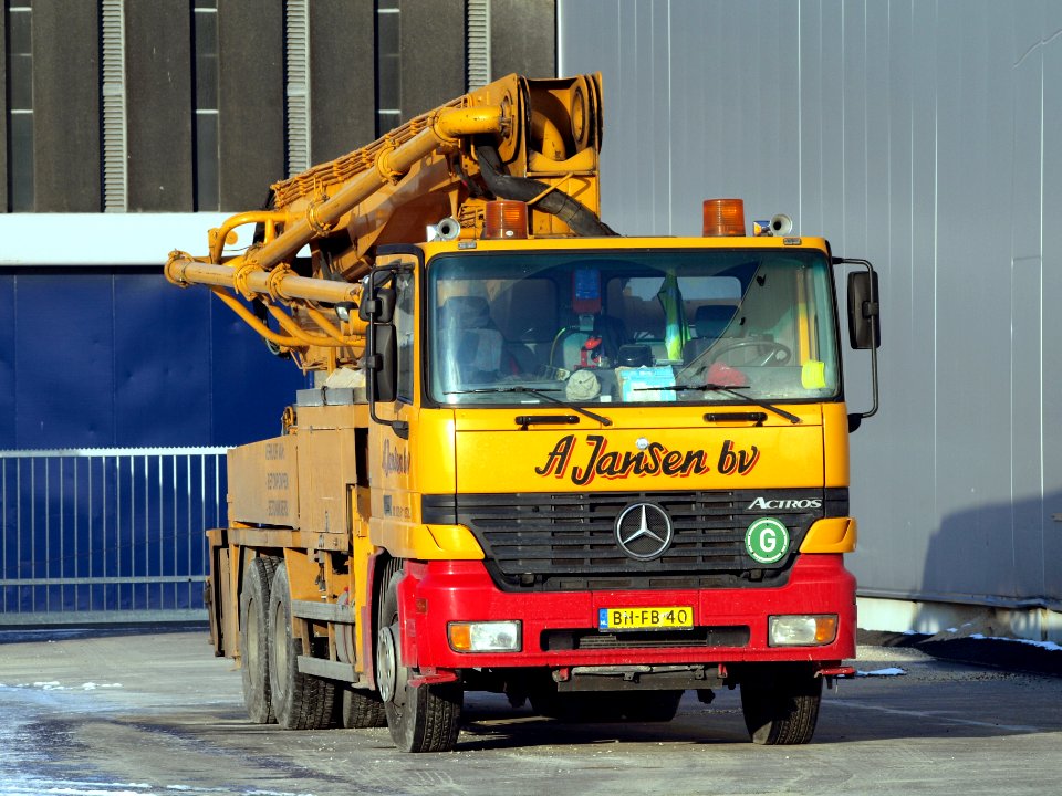 Mercedes Actros owner A Jansen bv, Amsterdam, The Netherlands
