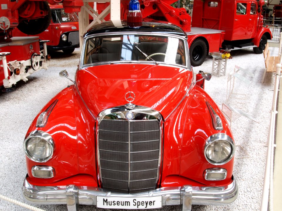 Mercedes fire brigade at Sinsheim