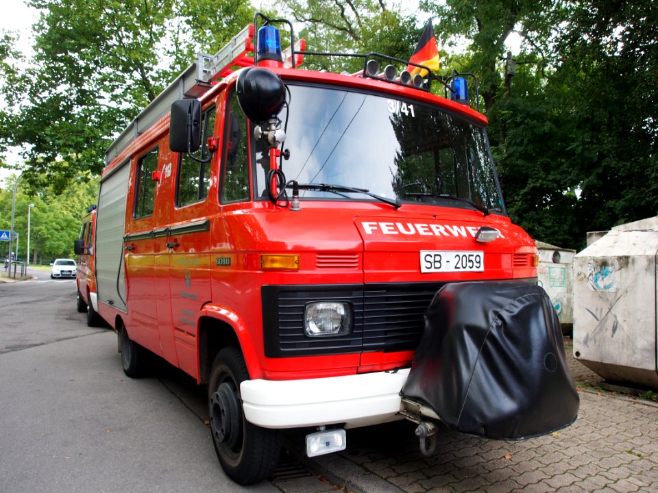 Mercedes 608D, Freiwillige Feuerwehr Kleinbittersdorf, Unit 3-41, Grenzlandmeisterschaften 2014, bild 2