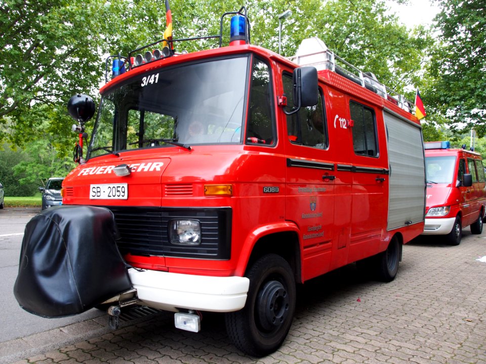 Mercedes 608D, Freiwillige Feuerwehr Kleinbittersdorf, Unit 3-41, Grenzlandmeisterschaften 2014, bild 3
