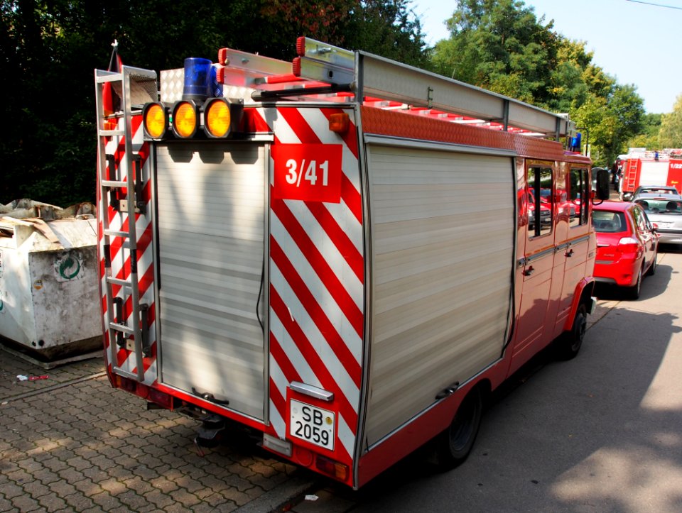 Mercedes 608D, Freiwillige Feuerwehr Kleinbittersdorf, Unit 3-41, Grenzlandmeisterschaften 2014, bild 7
