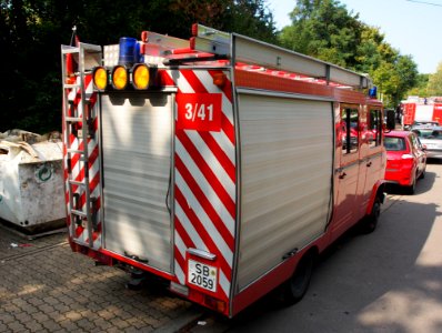 Mercedes 608D, Freiwillige Feuerwehr Kleinbittersdorf, Unit 3-41, Grenzlandmeisterschaften 2014, bild 7