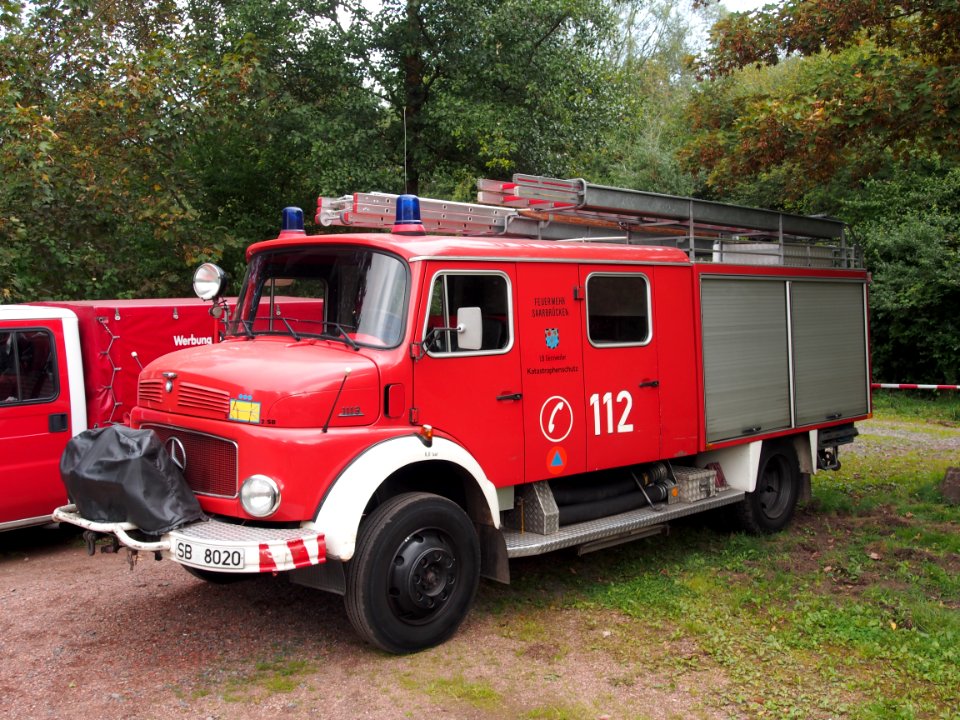 Mercedes 1113, Feuerwehr Saarbrücken, Löschbezirk Gersweiler, Grenzlandmeisterschaften 2014, bild 4