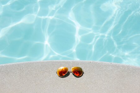 Resort sun swimming pool photo