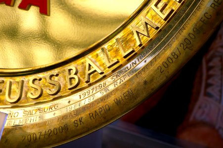 Meisterteller Österreichische Fußballbundesliga (Detail)
