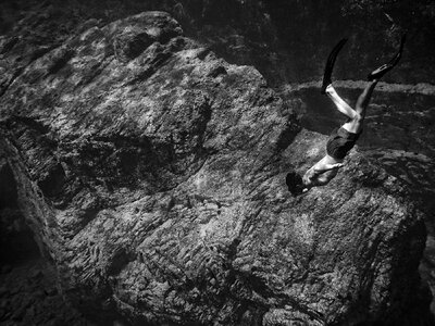 Diving sea ocean