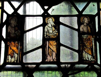 Medieval glass, St James, Bramley 02