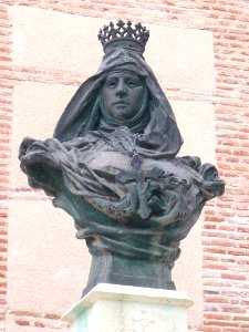 Medina del Campo - Busto de Isabel La Católica 2