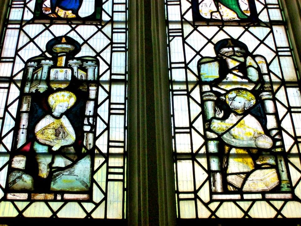 Medieval glass, St Peter, Bexhill