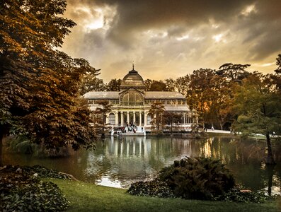 Madrid crystal palace parque del retiro photo