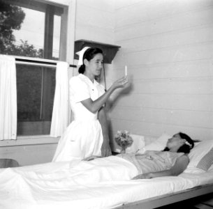 Medische verzorging in het Militair Hospitaal in Paramaribo, Bestanddeelnr 252-6048