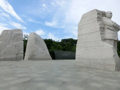 Civil rights leader mountain of despair a stone of hope photo