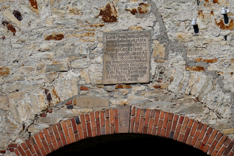 Meerhof - Zehntscheune - Inschrift