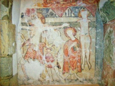 Medieval wall painting, Wisborough Green
