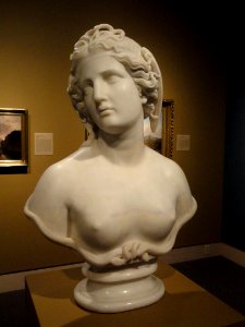 Medusa by Harriet Goodhue Hosmer, c. 1854, marble - Hood Museum of Art - DSC09194