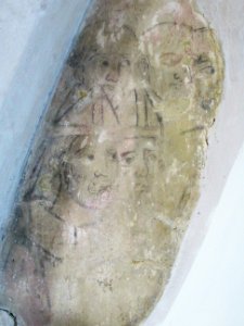 Medieval wall painting, Ulcombe 6