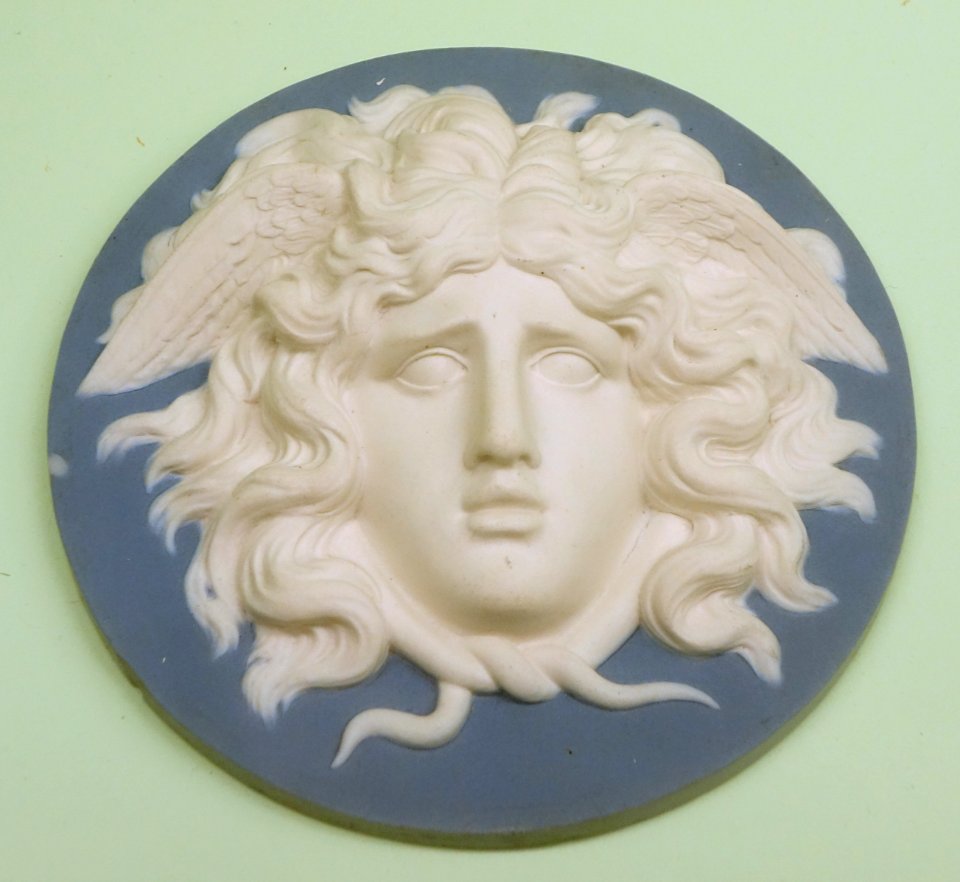 Medusa, attributed to John Flaxman, Jr. - Wedgwood, c. 1776 - Brooklyn Museum - DSC09032