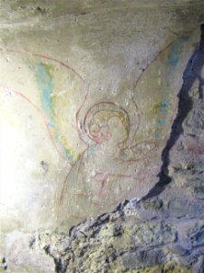 Medieval wall painting, St Thomas, Winchelsea