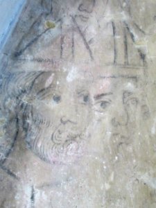 Medieval wall painting, Ulcombe 5