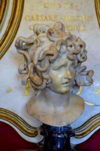 Medusa bust by Gian Lorenzo Bernini, 1630-1640s AD, marble - Musei Capitolini - Rome, Italy - DSC05825