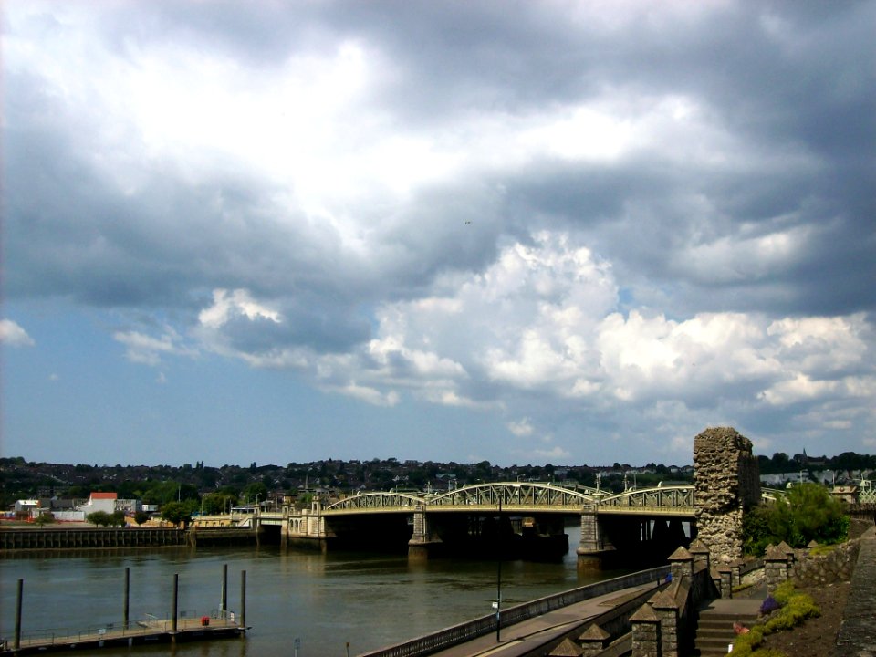 Medway Bridge from Rochester Castle
