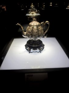 Melon-shaped Teapot, the late Qing Dynasty, Changsha Museum
