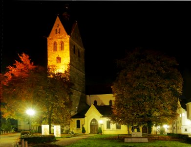 Memmingen Kirche Unser Frauen Nachts 1
