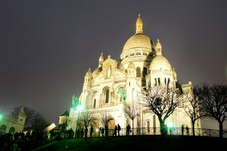Montmartre sacré coeur abendstimmung photo