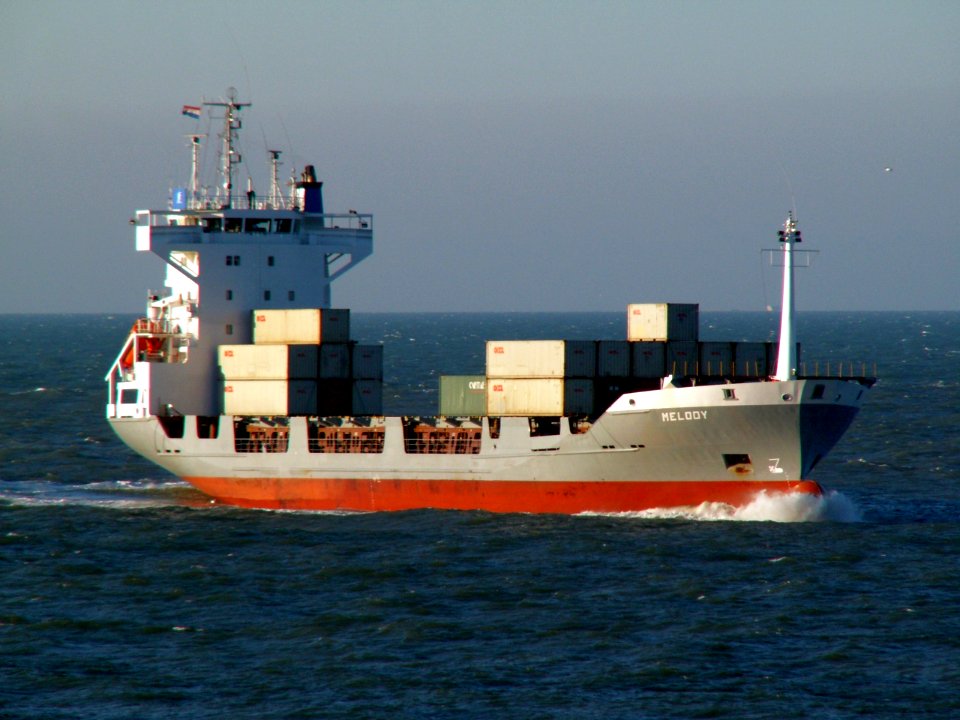Melody approaching Port of Rotterdam 29-Jan-2006