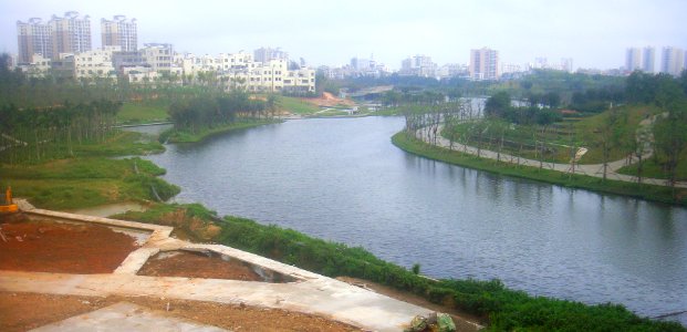 Meishe River entering Meishe River National Wetland Park 2019 01 - 01