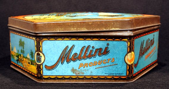 Mellini products hexagonaal blik, foto 2