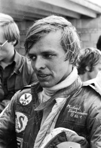 Michael Bleekemolen test ATS-wagen voor Grand Prix op Zandvoort (kop), Bestanddeelnr 929-8577