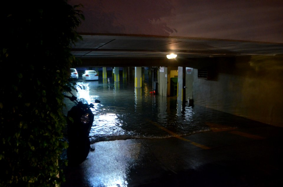 Miami Beach massive garage flooding 2