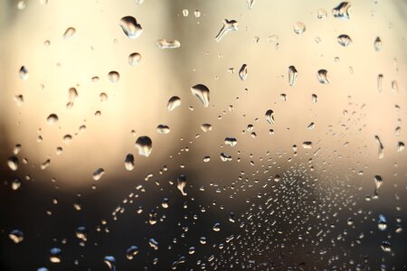 Window drops drops of water photo