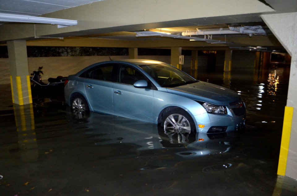 Miami Beach massive garage flooding 12