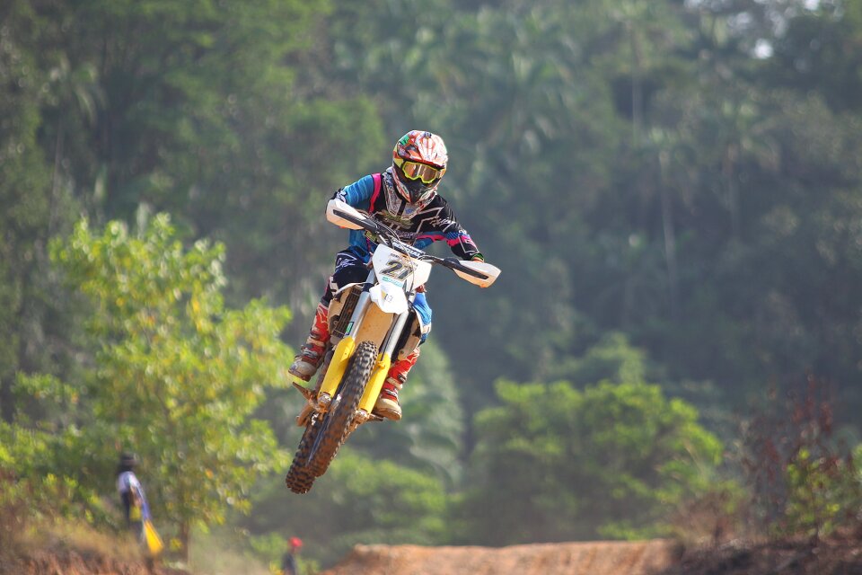 Bike biker exhilaration