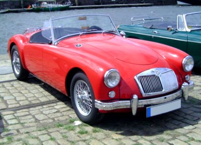 MG A in red