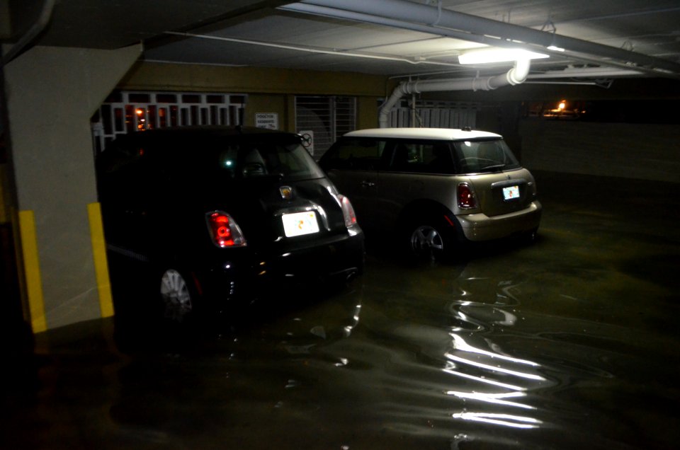 Miami Beach massive garage flooding 11
