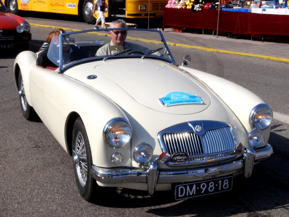 MG A dutch licence registration DM-98-18 pic2