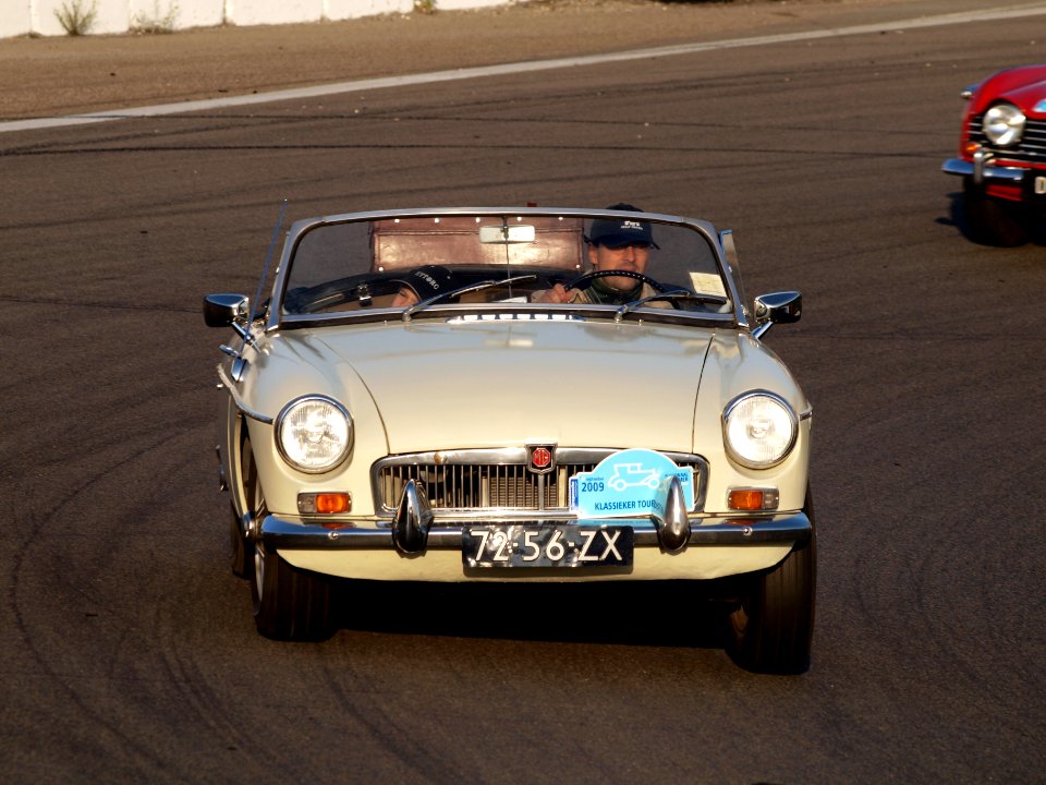 MG B dutch licence registration 72-56-ZX