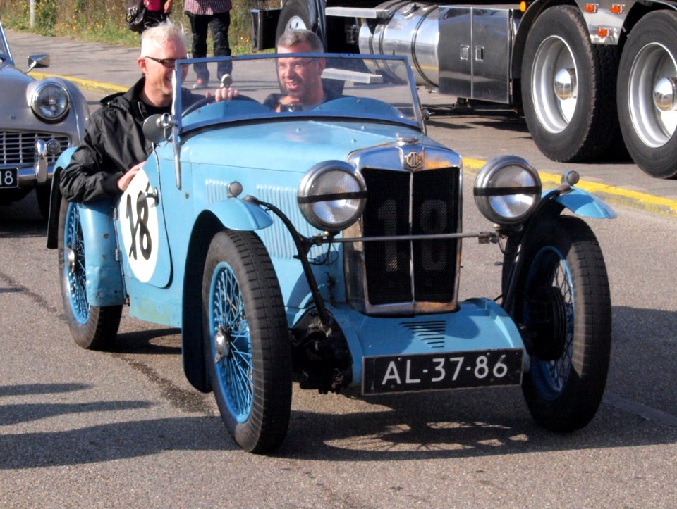 MG J2 dutch licence registration AL-37-86 pic3