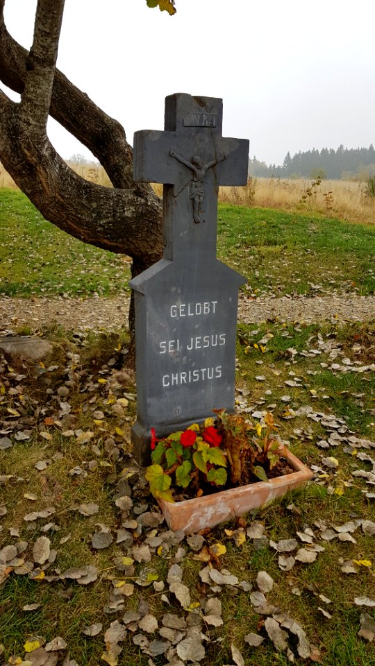 Meyerode-Hütte mit Wegkreuz (2)