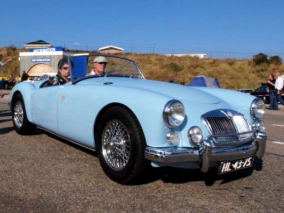 MG A1600 dutch licence registration HL-43-75-