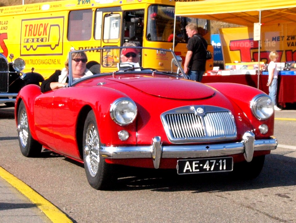 MG A dutch licence registration AE-47-11 pic2