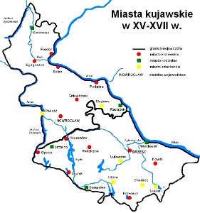Miasta Kujaw XV-XVIII w