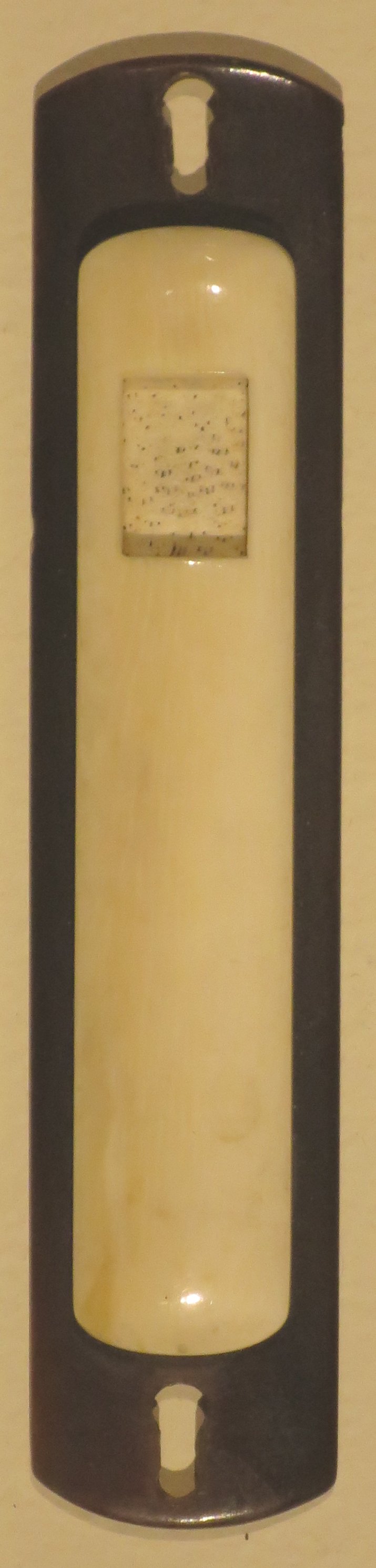 Mezuzah from northern India, bone